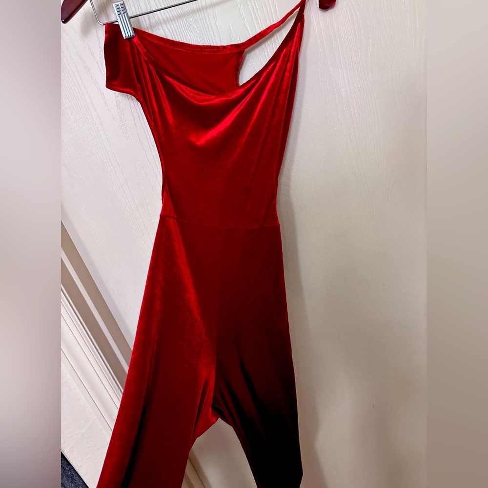 Elegant Red Jumpsuit